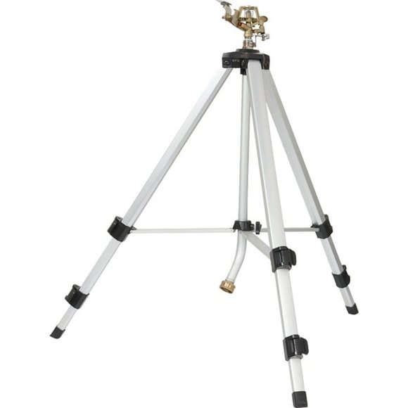 MELNOR Metal 85ft 360 Diameter Rotating Pulsating Sprinkler w/ Tripod 48"H 9620 - Picture 2 of 7